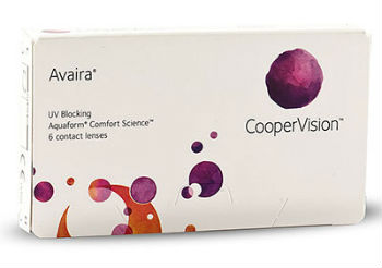 контактные линзы Avaira (6 линз) + раствор