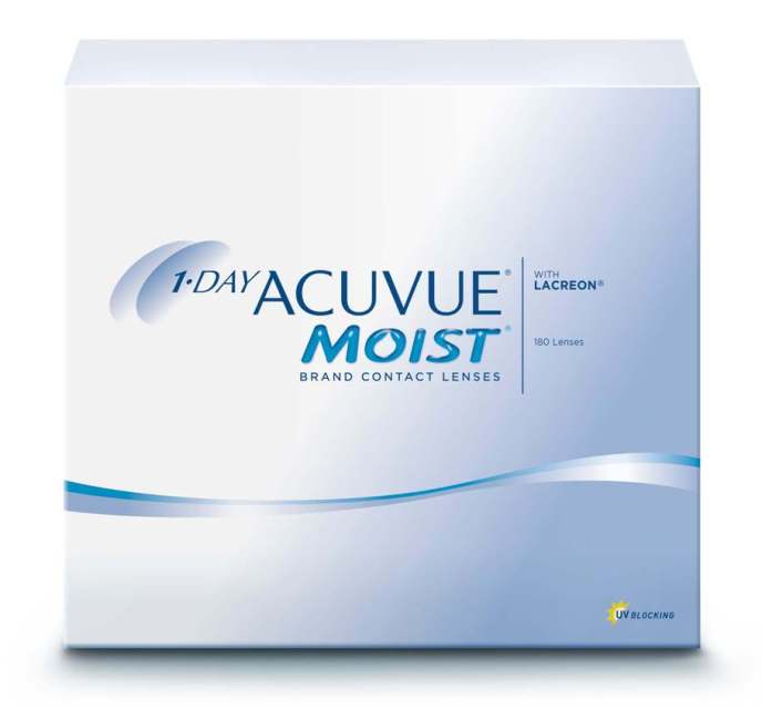 контактные линзы 1-Day Acuvue Moist (180 линз)