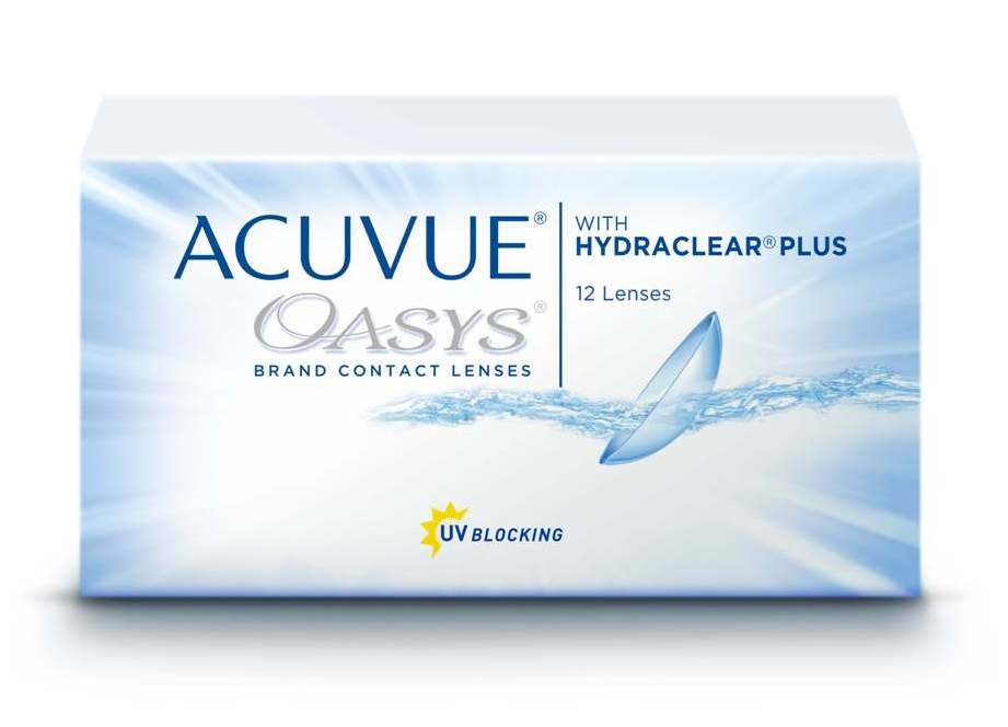 контактные линзы Acuvue Oasys with Hydraclear Plus (12 линз)