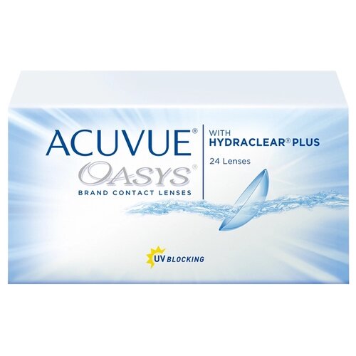 контактные линзы Acuvue Oasys with Hydraclear Plus (24 линзы)