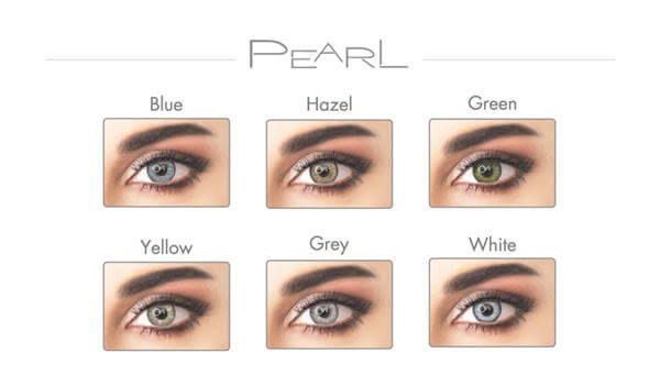 цветные линзы EyeArt Adore Pearl и Crystal 2 линзы + контейнер