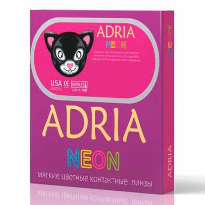 карнавальные линзы Adria Neon (2 линзы)
