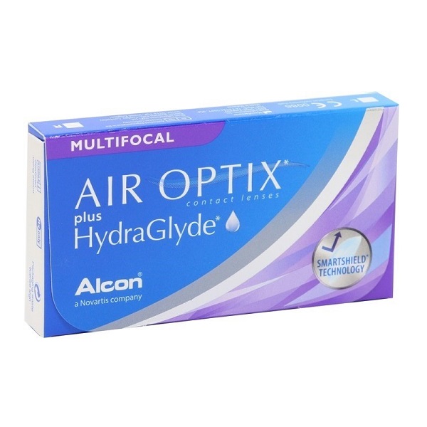 мультифокальные линзы Air Optix plus HydraGlyde Multifocal ( 3 шт.)