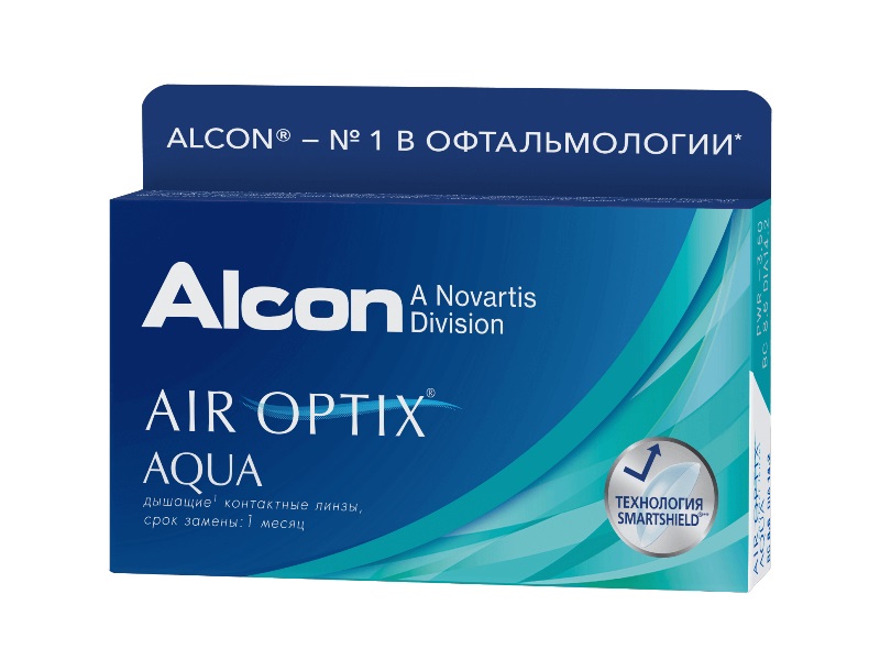 контактные линзы AIR OPTIX Aqua (6 линз)