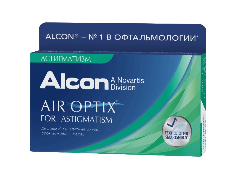 торические линзы Air Optix for Astigmatism (3шт.)