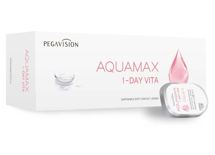 контактные линзы Aquamax 1 Day Vita (30 линз)