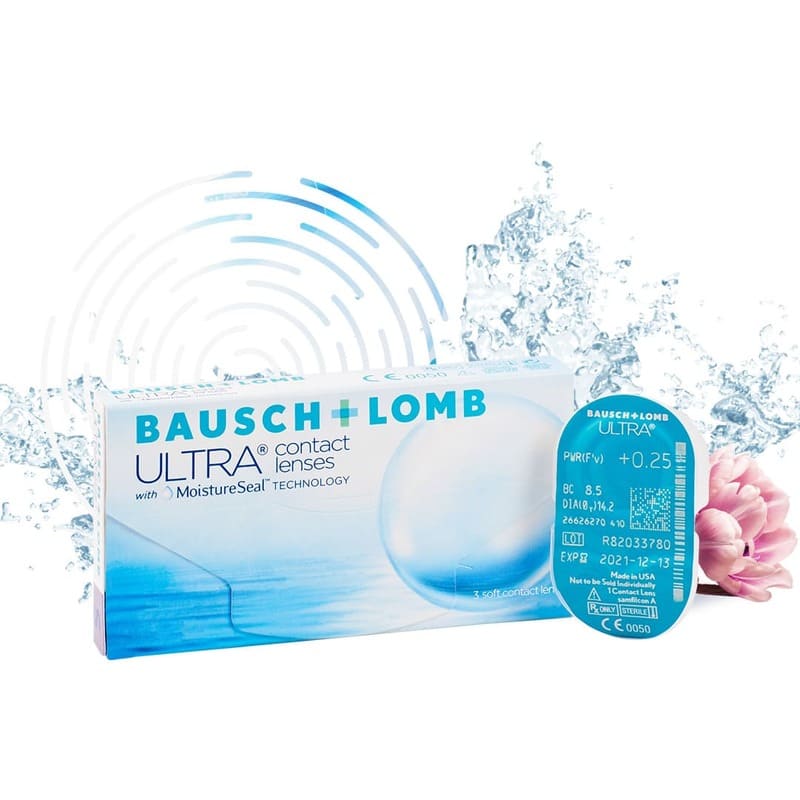 контактные линзы Bausch+Lomb Ultra (3 шт.)