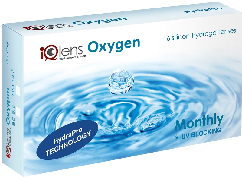контактные линзы lQlens Oxygen Monthly (6 линз)