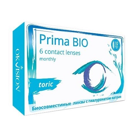 контактные линзы Prima Bio Toric  ( 6 линз )