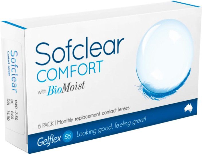 контактные линзы Sofclear Comfort (6 линз)