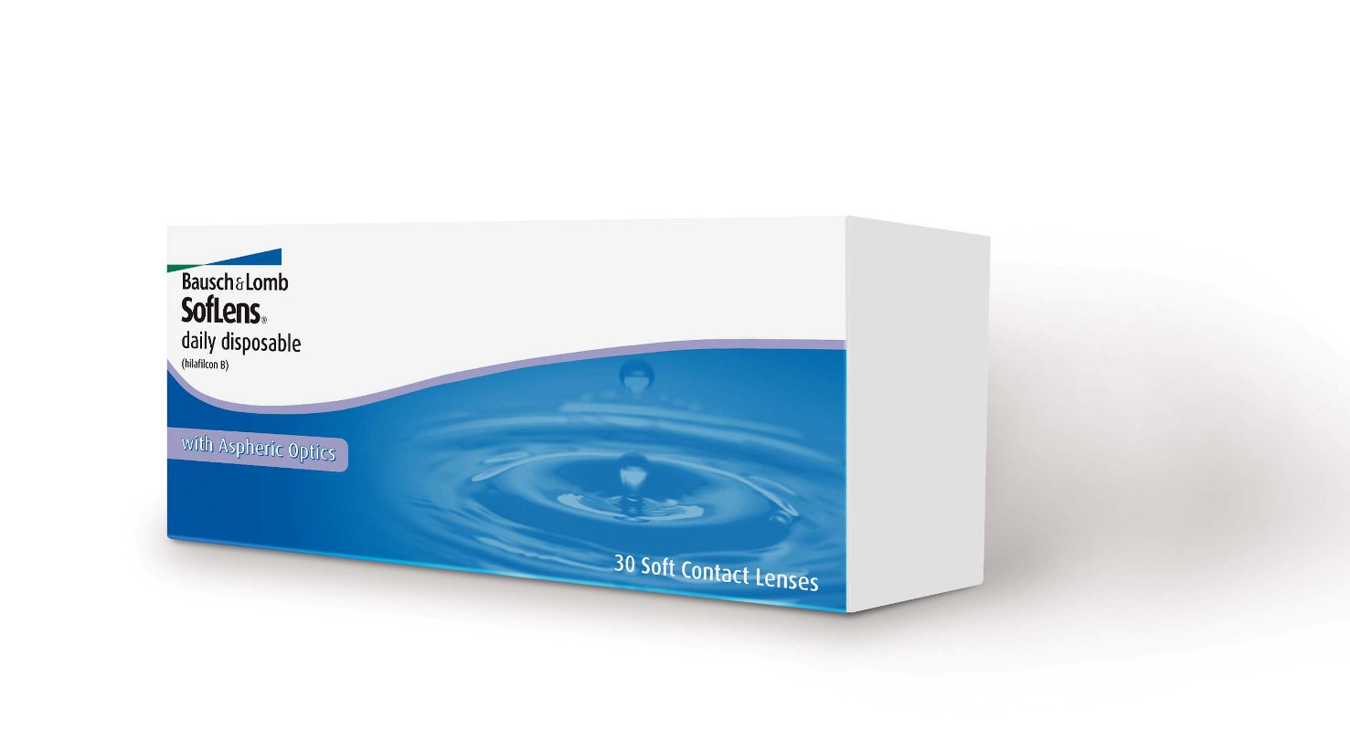 контактные линзы Soflens Daily Disposable 30 линз (повреждена упаковка)
